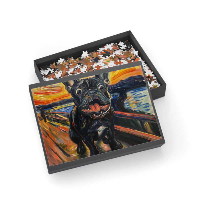 French Bulldog Fine Art Jigsaw Puzzle - 96, 252, 500, 1000 Pieces