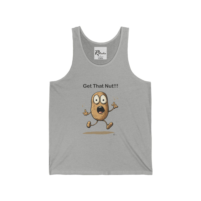 Naughty Nibbles Funny Adult Humor Peanut Unisex Soft-Style Tank Top