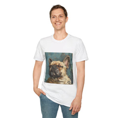 French Bulldog Fine Art Unisex Softstyle T-Shirt