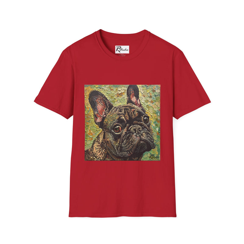 French Bulldog Fine Art Unisex Softstyle T-Shirt