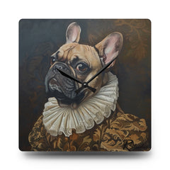 French Bulldog Acrylic Wall Clock - Fine Art Inspired Design