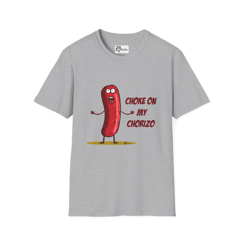 Naughty Nibbles Funny Adult Humor Chorizo Unisex Soft-Style T-Shirt