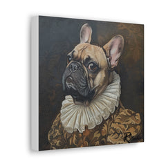 Colorful Fine Art French Bulldog Canvas Print - Multicolored Home Decor