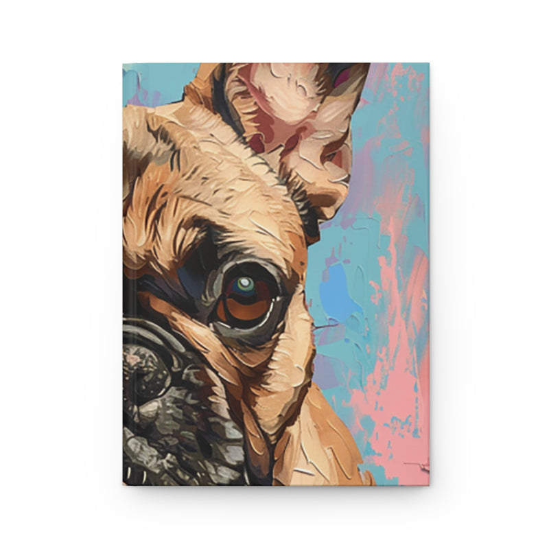 French Bulldog Hardcover Journal - Fine Art Inspired Matte Finish