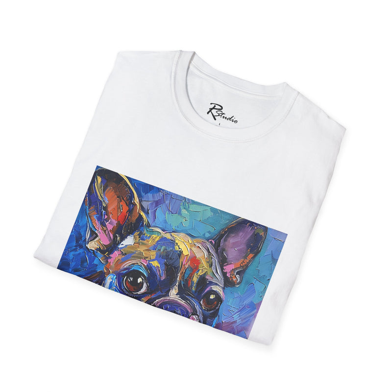 French Bulldog Fine Art Unisex Softstyle T-Shirt