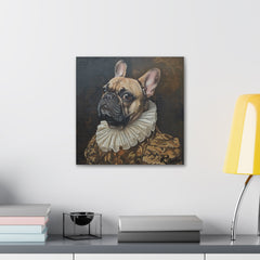 Colorful Fine Art French Bulldog Canvas Print - Multicolored Home Decor