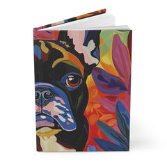 French Bulldog Hardcover Journal - Fine Art Inspired Matte Finish