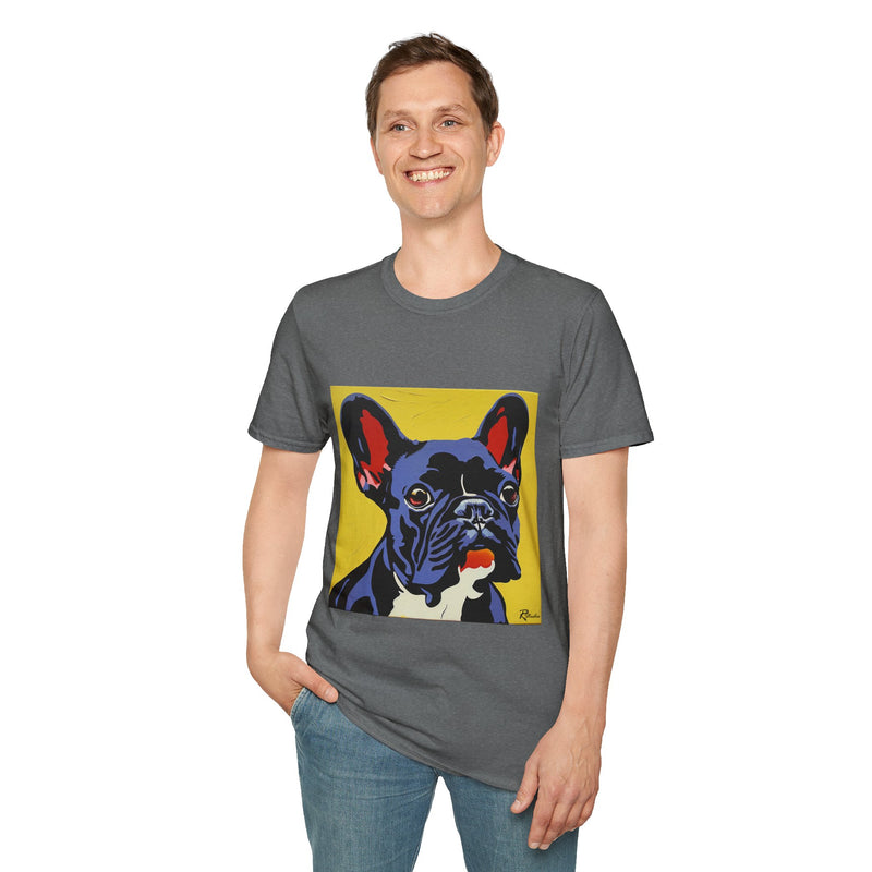 French Bulldog Fine Art Unisex Softstyle T-Shirt