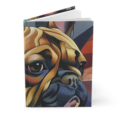 French Bulldog Hardcover Journal - Fine Art Inspired Matte Finish