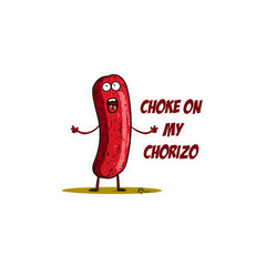 Naughty Nibbles Funny Adult Humor Chorizo Vinyl Kiss-Cut Decals - Durable & Removable