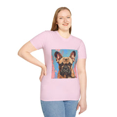 French Bulldog Fine Art Unisex Softstyle T-Shirt