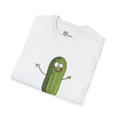 Naughty Nibbles Funny Adult Humor Cartoon Pickle Unisex Soft-Style T-Shirt