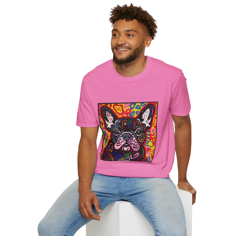 French Bulldog Fine Art Unisex Softstyle T-Shirt