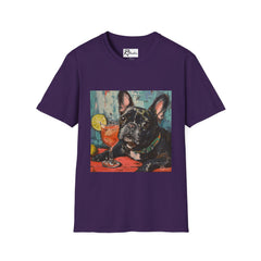 French Bulldog Fine Art Unisex Softstyle T-Shirt