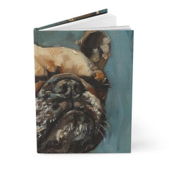 French Bulldog Hardcover Journal - Fine Art Inspired Matte Finish