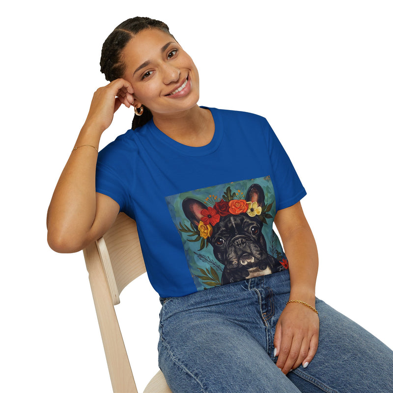 French Bulldog Fine Art Unisex Softstyle T-Shirt