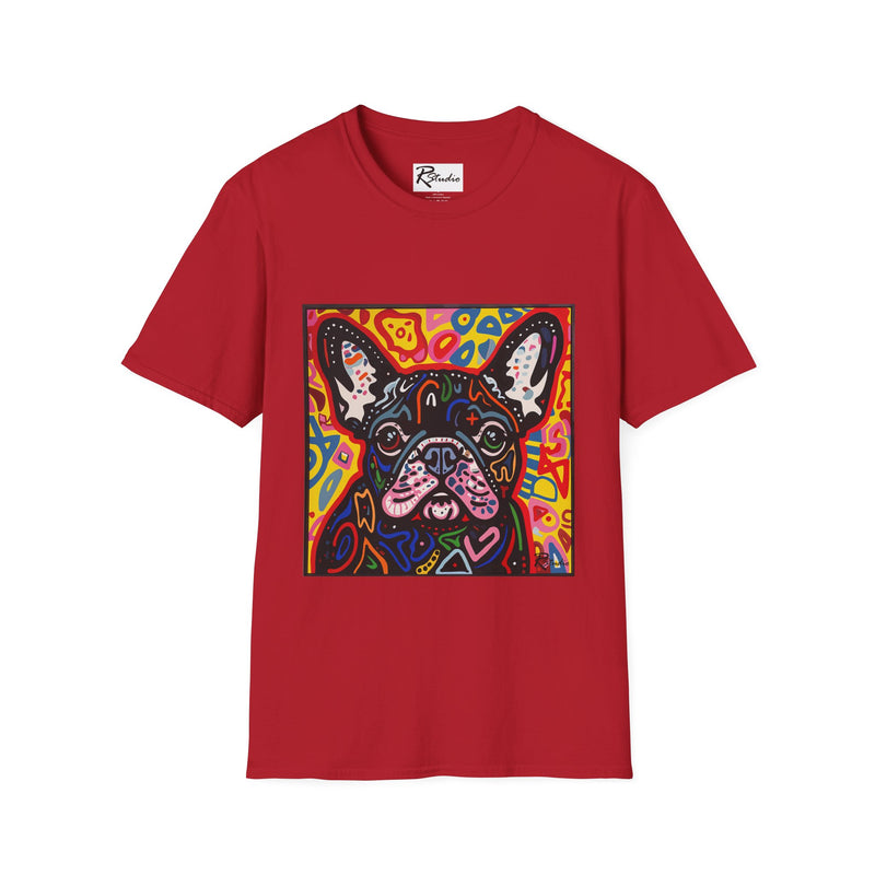 French Bulldog Fine Art Unisex Softstyle T-Shirt