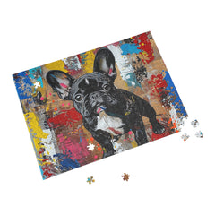 French Bulldog Fine Art Jigsaw Puzzle - 96, 252, 500, 1000 Pieces