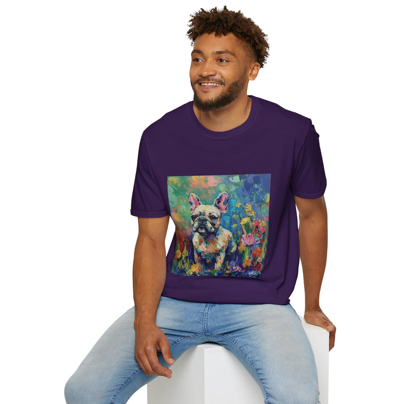 French Bulldog Fine Art Unisex Softstyle T-Shirt