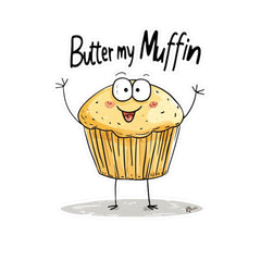 Naughty Nibbles Funny Adult Humor Muffin Vinyl Kiss-Cut Decals - Durable & Removable