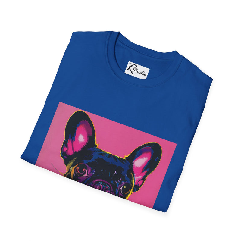 French Bulldog Fine Art Unisex Softstyle T-Shirt