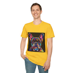 French Bulldog Fine Art Unisex Softstyle T-Shirt