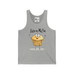 Naughty Nibbles Funny Adult Humor Muffin Unisex Soft-Style Tank Top