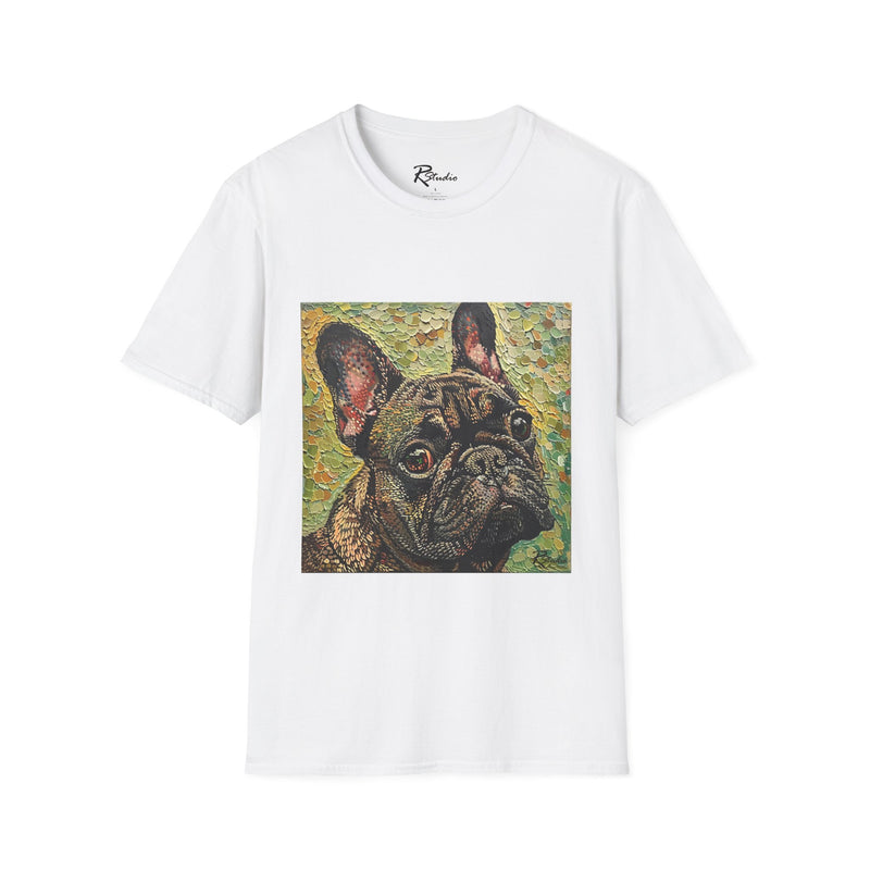 French Bulldog Fine Art Unisex Softstyle T-Shirt