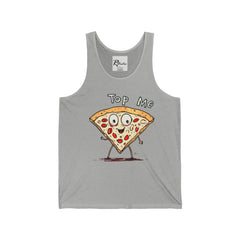 Naughty Nibbles Funny Adult Humor Pizza Slice Unisex Soft-Style Tank Top