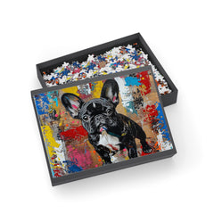 French Bulldog Fine Art Jigsaw Puzzle - 96, 252, 500, 1000 Pieces