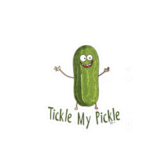 Naughty Nibbles Funny Adult Humor Pickle Vinyl Kiss-Cut Decals - Durable & Removable