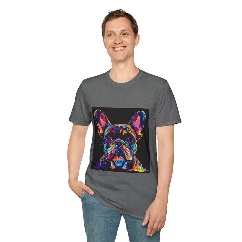 French Bulldog Fine Art Unisex Softstyle T-Shirt