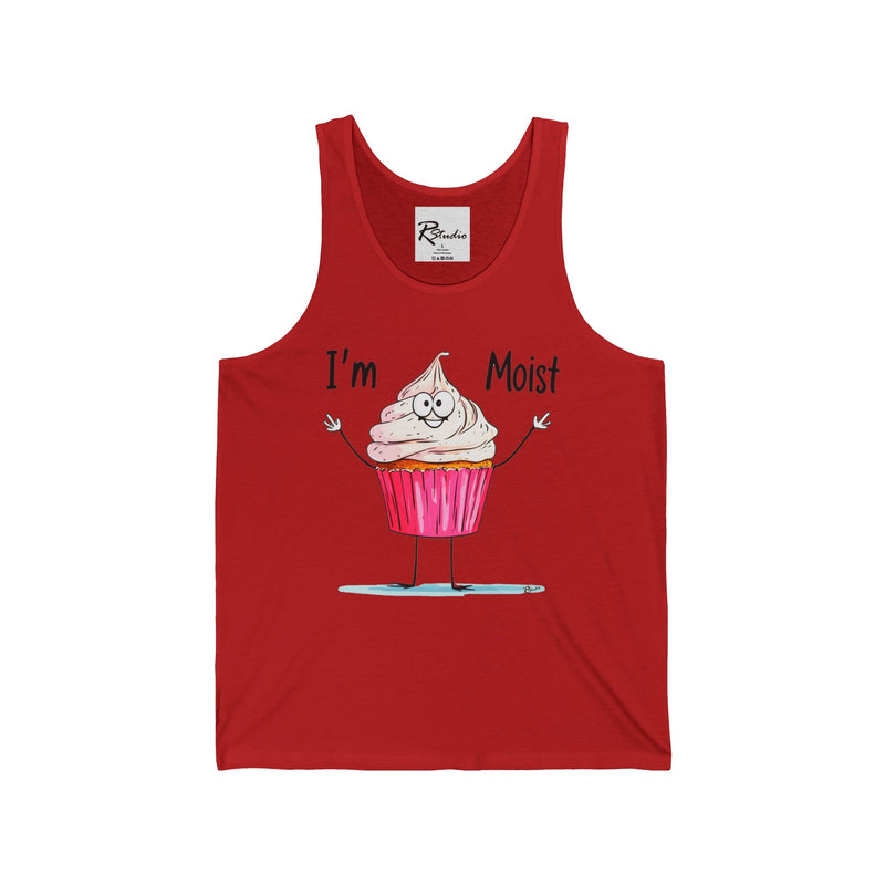 Naughty Nibbles Funny Adult Humor Frosted Cupcake Unisex Soft-Style Tank Top