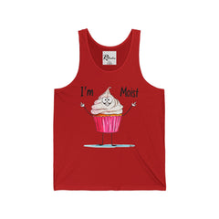 Naughty Nibbles Funny Adult Humor Frosted Cupcake Unisex Soft-Style Tank Top