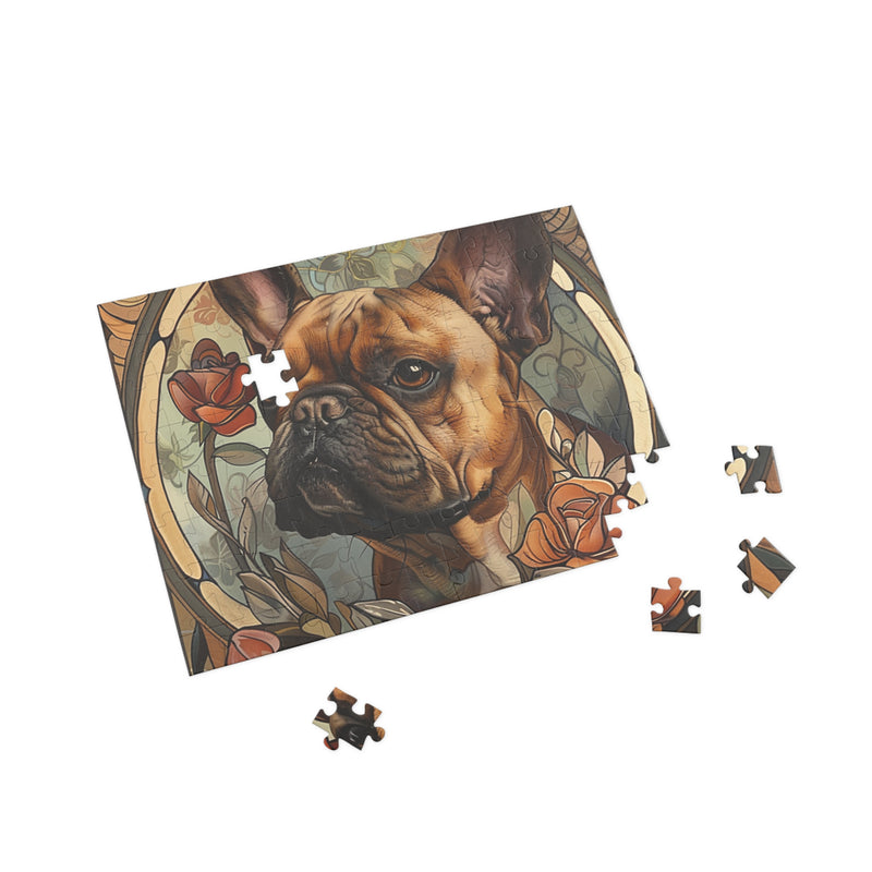 French Bulldog Fine Art Jigsaw Puzzle - 96, 252, 500, 1000 Pieces