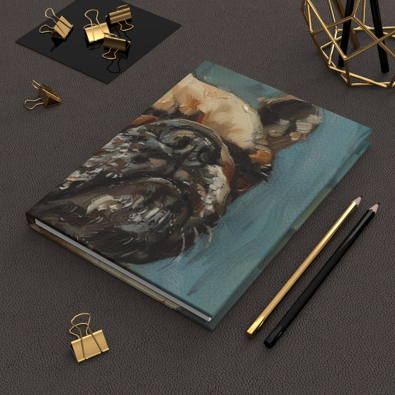 French Bulldog Hardcover Journal - Fine Art Inspired Matte Finish