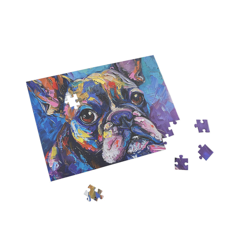 French Bulldog Fine Art Jigsaw Puzzle - 96, 252, 500, 1000 Pieces