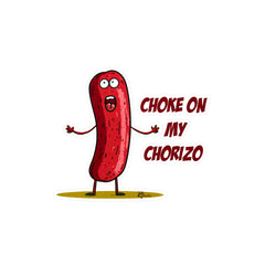 Naughty Nibbles Funny Adult Humor Chorizo Vinyl Kiss-Cut Decals - Durable & Removable