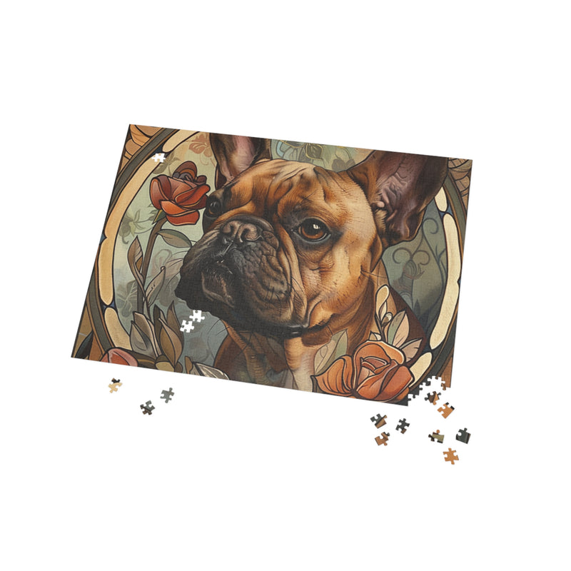 French Bulldog Fine Art Jigsaw Puzzle - 96, 252, 500, 1000 Pieces