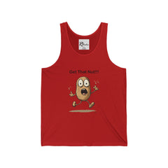 Naughty Nibbles Funny Adult Humor Peanut Unisex Soft-Style Tank Top