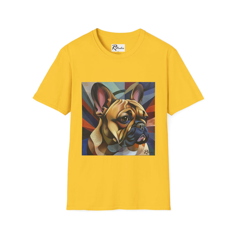 French Bulldog Fine Art Unisex Softstyle T-Shirt