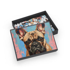 French Bulldog Fine Art Jigsaw Puzzle - 96, 252, 500, 1000 Pieces