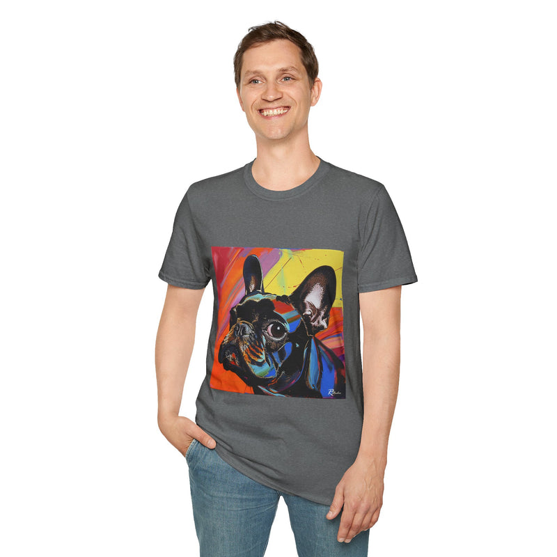 French Bulldog Fine Art Unisex Softstyle T-Shirt