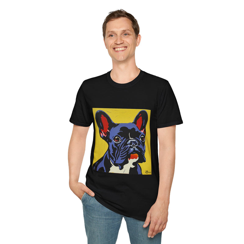 French Bulldog Fine Art Unisex Softstyle T-Shirt