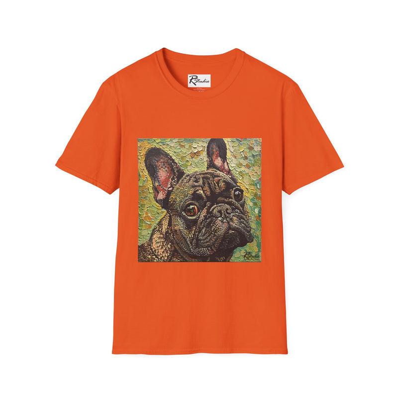 French Bulldog Fine Art Unisex Softstyle T-Shirt