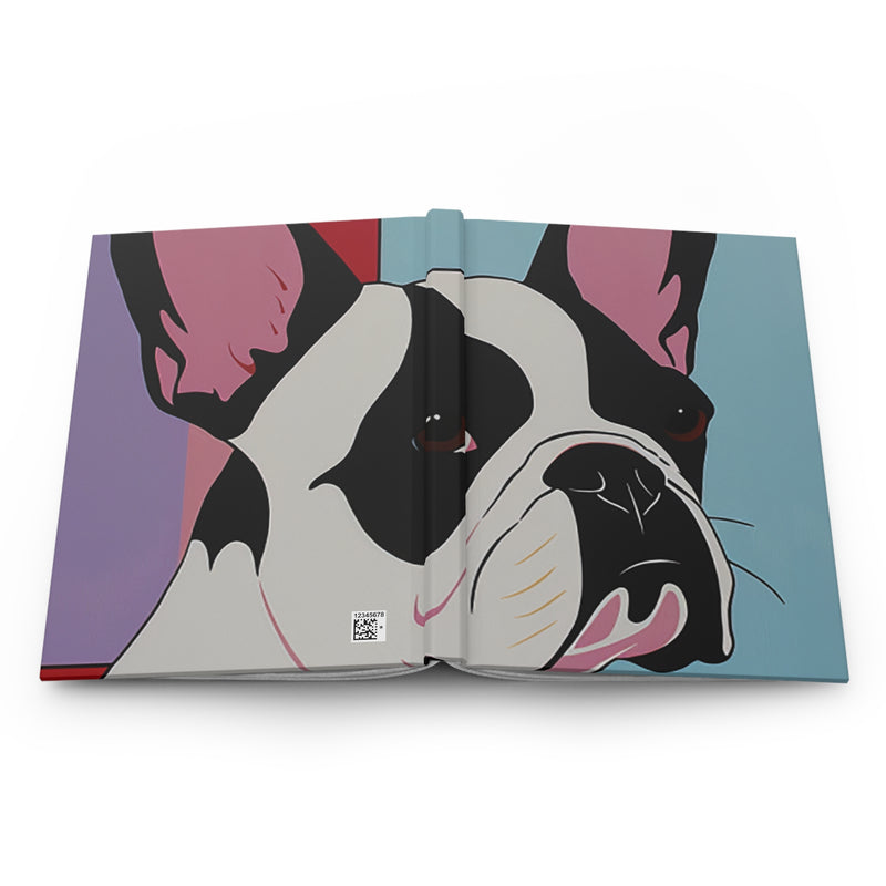 French Bulldog Hardcover Journal - Fine Art Inspired Matte Finish