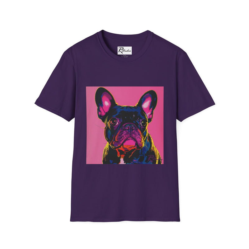 French Bulldog Fine Art Unisex Softstyle T-Shirt