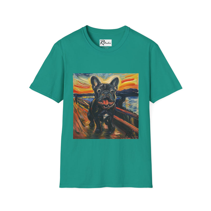 French Bulldog Fine Art Unisex Softstyle T-Shirt