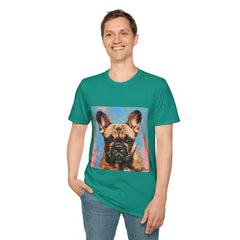 French Bulldog Fine Art Unisex Softstyle T-Shirt