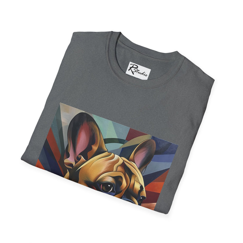 French Bulldog Fine Art Unisex Softstyle T-Shirt